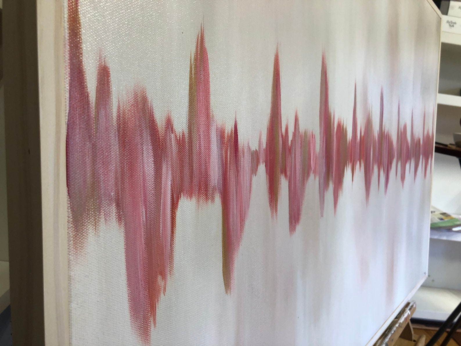 Custom Baby Heartbeat Painting. Etsy