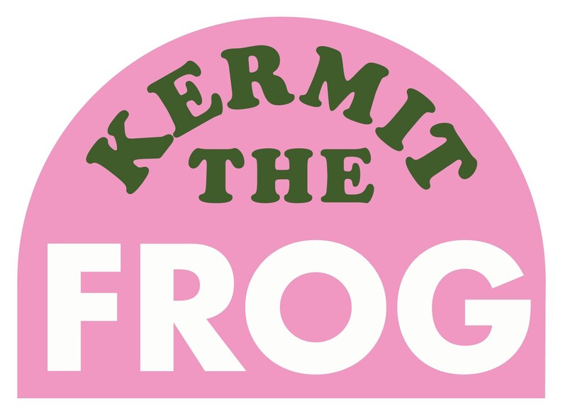 Kermit the FROG T-shirt Design From Classic Sesame Street Wonderful ...