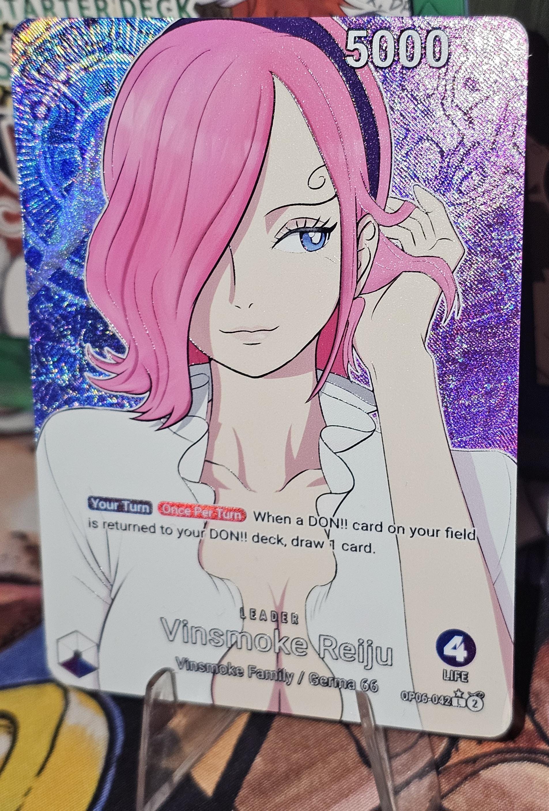 Vinsmoke Reiju One Piece Tcg Leader Proxy - Etsy