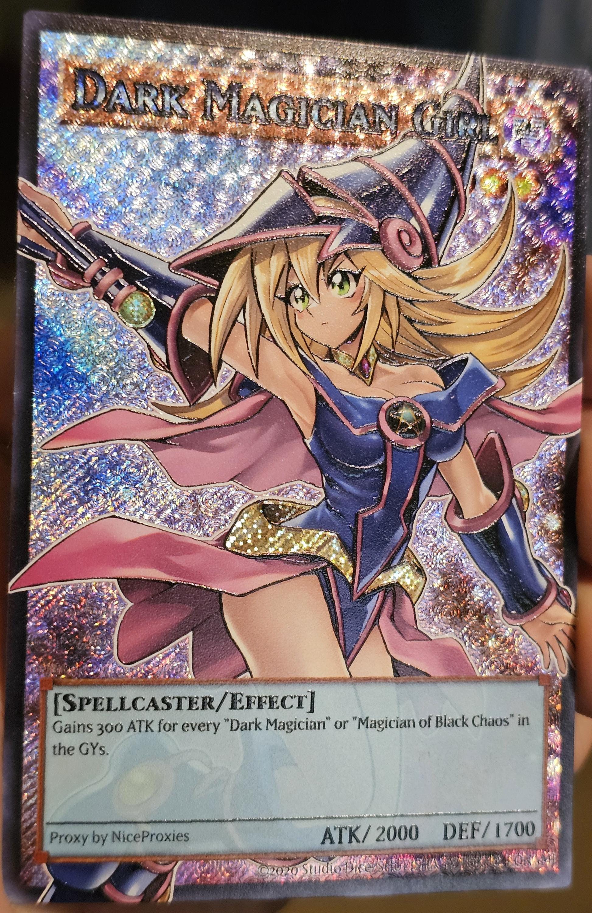 Textured Dark Magician Girl Custom Full Art | Secret Rare | Proxy - Etsy