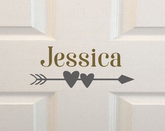 Leandro/'s Room Decal Crossing Xing kids bedroom door children/'s name boy girl