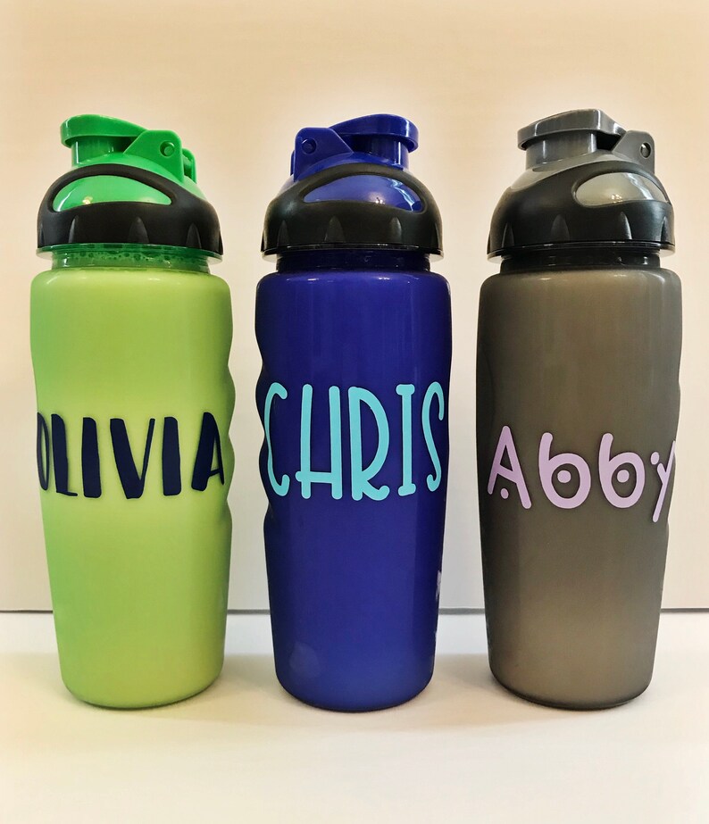 Custom Decal Vinyl Name Decal Water Bottle Label Etsy Canada
