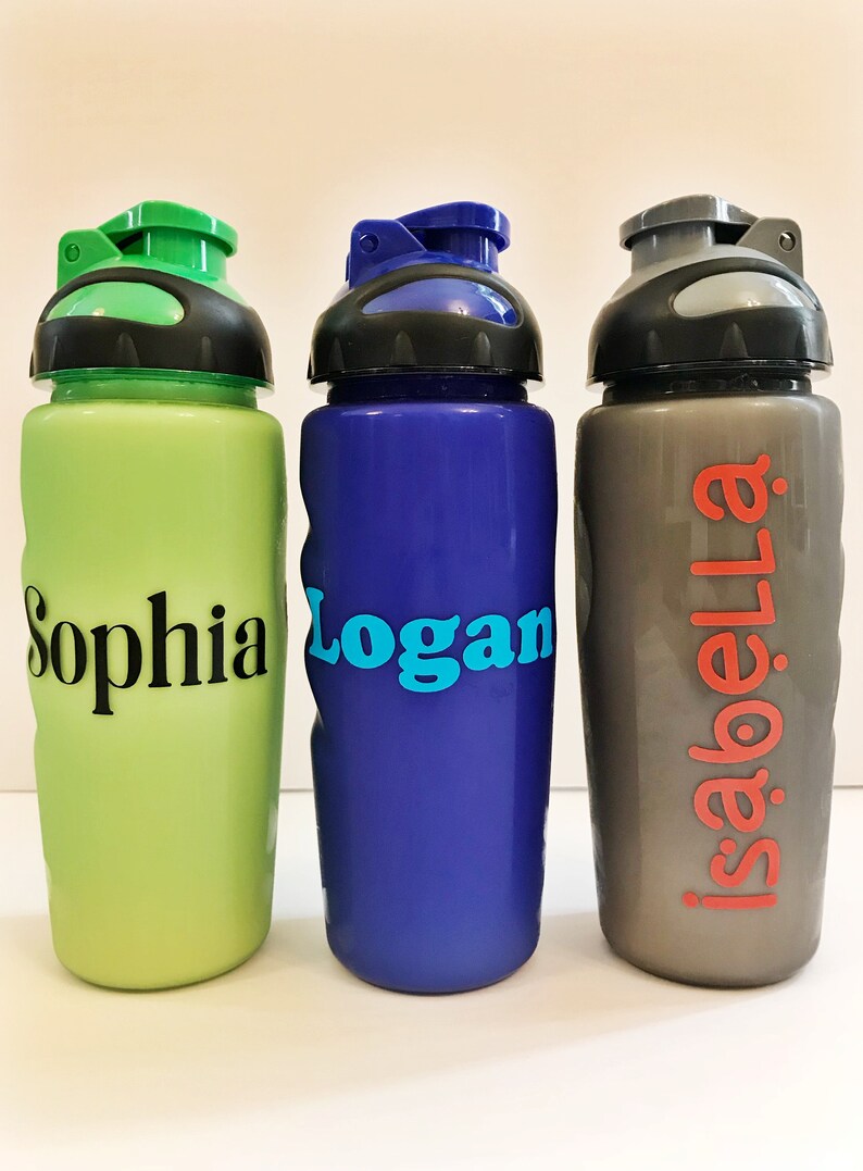 Custom Decal Vinyl Name Decal Water Bottle Label Etsy Canada