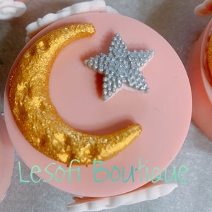 Twinkle Twinkle Little Star Chocolate Covered Oreos/ birthday favor/ Wedding Favor/Baby Shower/ Cookies/ (10)