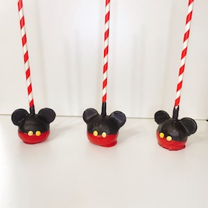 Mickey Mouse Birthday/ Baby Shower/ Gender Reveal Cakepops- (10)