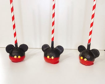 Mickey Mouse Birthday/ Baby Shower/ Gender Reveal Cakepops- (10)