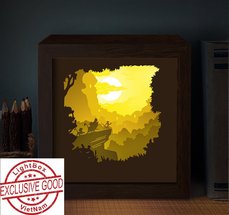 Free Free 199 Lion King Shadow Box Svg SVG PNG EPS DXF File