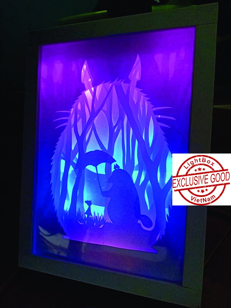 Download Light Box Template Studio Ghibli Paper Cut Svg Files Shadow Box Svg 3d Paper Cut Light Box Template Svg Files Craft Supplies Tools Kids Crafts Kromasol Com