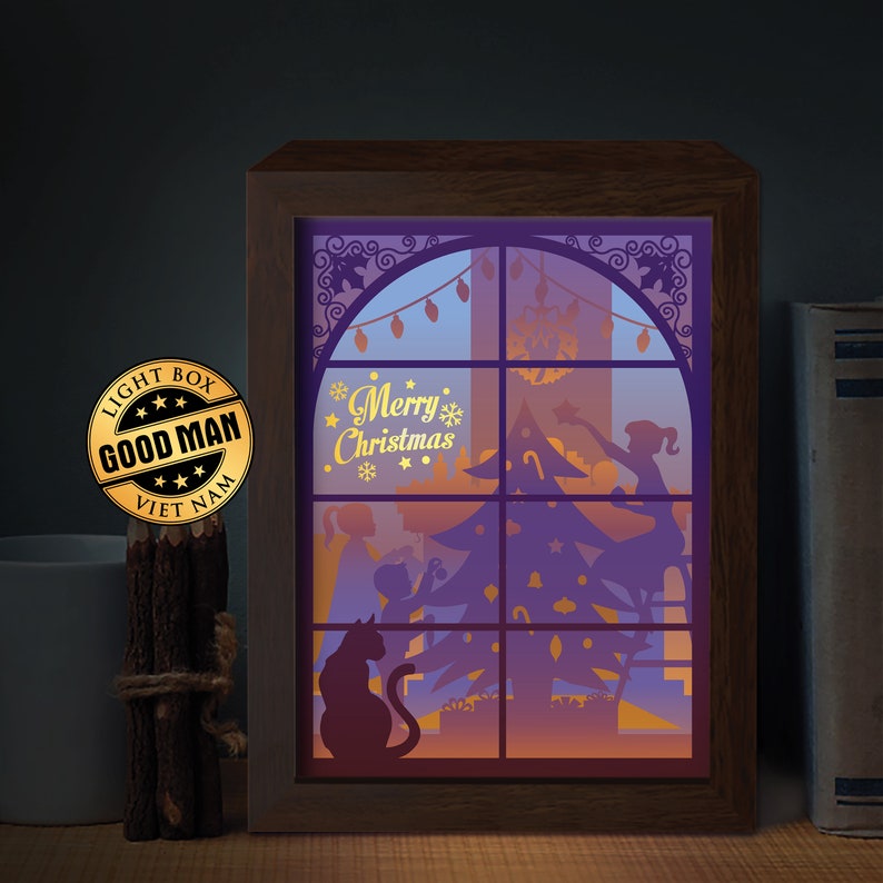 Download Framing Home Hobby 3d Shadow Box Template Svg Files U2013 3d Paper Cutting Light Box Svg Template Files Cricut Files Bogo Merry Christmas 12 20x26 Cm