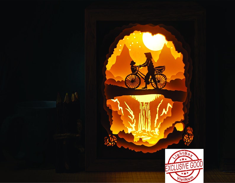 Download Kits Craft Supplies Tools Light Box Paper Cut Shadow Box Svg Love 3d Paper Cut Light Box Template Svg Files I Love Mom Svg Files Template