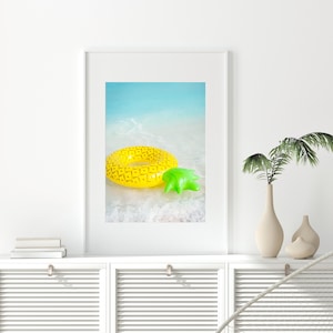 Ananas Druck, Obst Wandkunst, Küche Dekor, tropisches druckbares großes Poster, Digitaler Strand Download, Moderne minimalistische Kinder Dekor