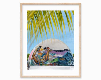Isla Holbox Mural Print | Vibrant Mexico Travel Photography (Digital Download)