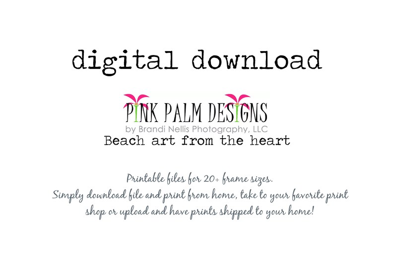 Printable Digital Download Coastal Decor Wall Art Print Beach Photography Large Poster Digital Beach Wall Art Print Ocean Water Photo