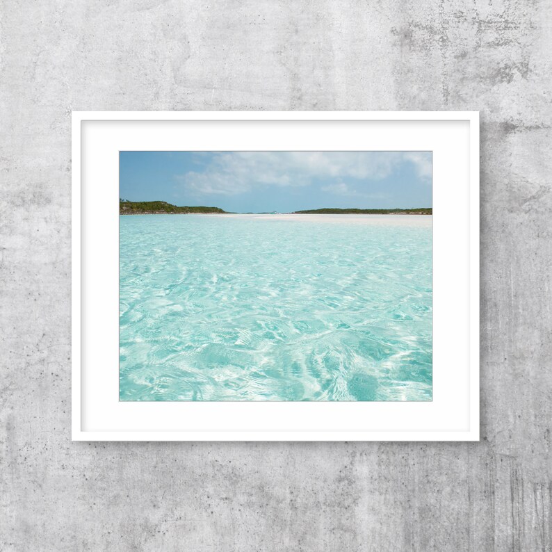 Printable Digital Download Coastal Decor Wall Art Print Beach Photography Large Poster Digital Beach Wall Art Print Ocean Water Photo