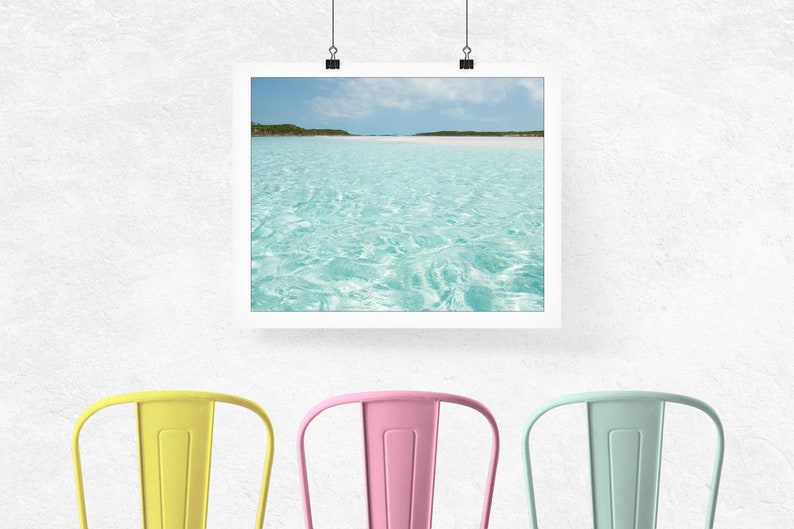 Printable Digital Download Coastal Decor Wall Art Print Beach Photography Large Poster Digital Beach Wall Art Print Ocean Water Photo