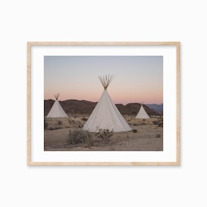 Terlingua Wall Art, Teepees for Kids, Tipi Printable, Desert Decor, Southwestern Prints, Big Bend Wall Art, Native Americans, West Texas Art