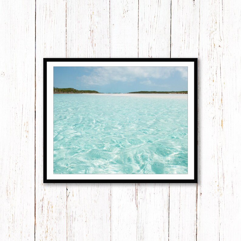 Printable Digital Download Coastal Decor Wall Art Print Beach Photography Large Poster Digital Beach Wall Art Print Ocean Water Photo