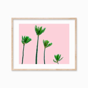 Palm Tree Photography Print: Tropical Beach Wall Art (Digital Download)