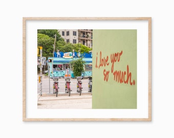 I Love You So Much Mural Print: Austin Texas Art (Digital Download)