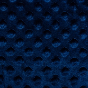 Navy Blue Minky Dot Fabric