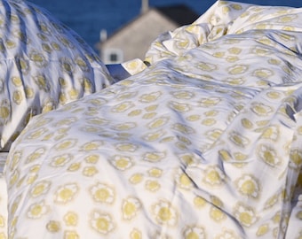 Anemone Hand Block Printed Sheets