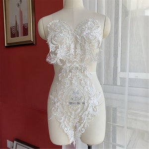 Elegant Bridal Sequins Lace Applique for Wedding Gown, Bridal Dress - Etsy