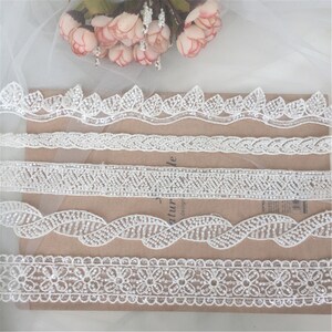 Beaded Lace Trim for Bridal Veil ,Lace Veil Trim , Elegant Pearls Lace Trim