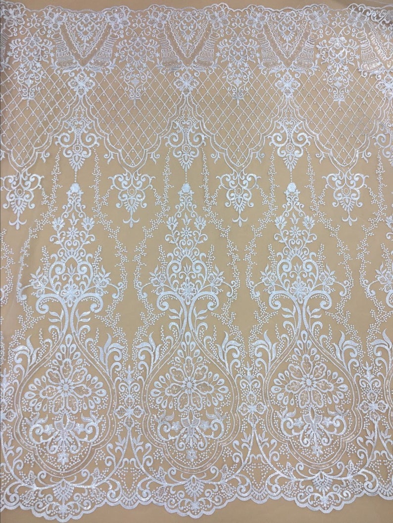 width Wedding Dress Fabric by the yard 130cm High Quality Gown Lace Fabric Retro Tulle Lace Bridal Dress Fabric 51/'/'