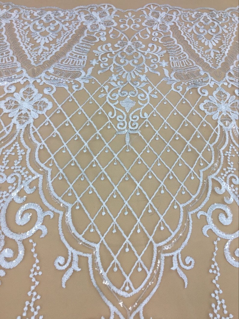 width Wedding Dress Fabric by the yard 130cm High Quality Gown Lace Fabric Retro Tulle Lace Bridal Dress Fabric 51/'/'