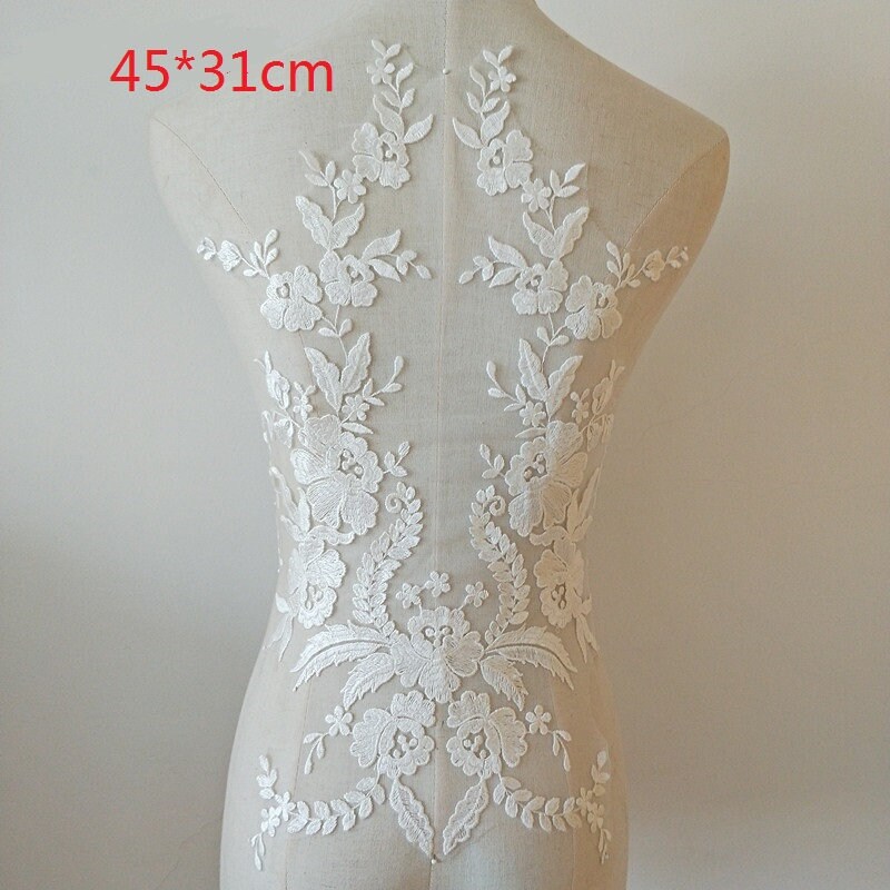 Bridal Wedding Floral Lace Applique Dress Lace Applique Etsy