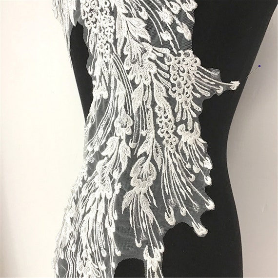 Mini Floral Lace Applique Guipure Wedding Dress Sew On Costume Patches
