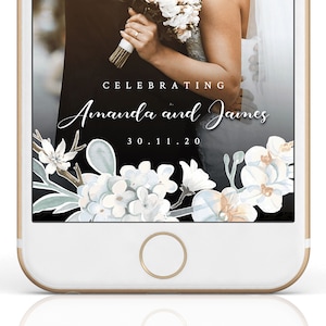 Wedding Geofilter | SnapChat Filter | Editable | Instant Download Template | BP006