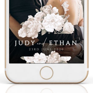 Wedding Geofilter | SnapChat Filter | Editable | Instant Download Template