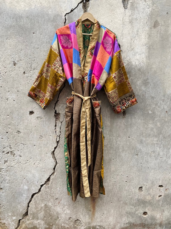 Kimono lungo seta sale