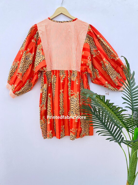 orange tiger stripe dress Orange Tiger Print | Latin - Rhythm Dress