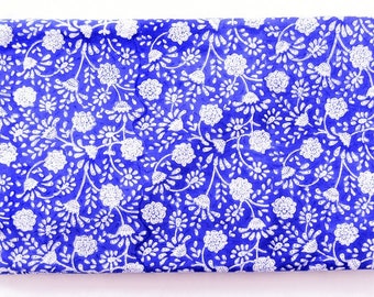 Blue Hand Block Print Fabric indian Sold By Yard Block Print Fabric For dress Material Pure Cotton Fine Print Fabric