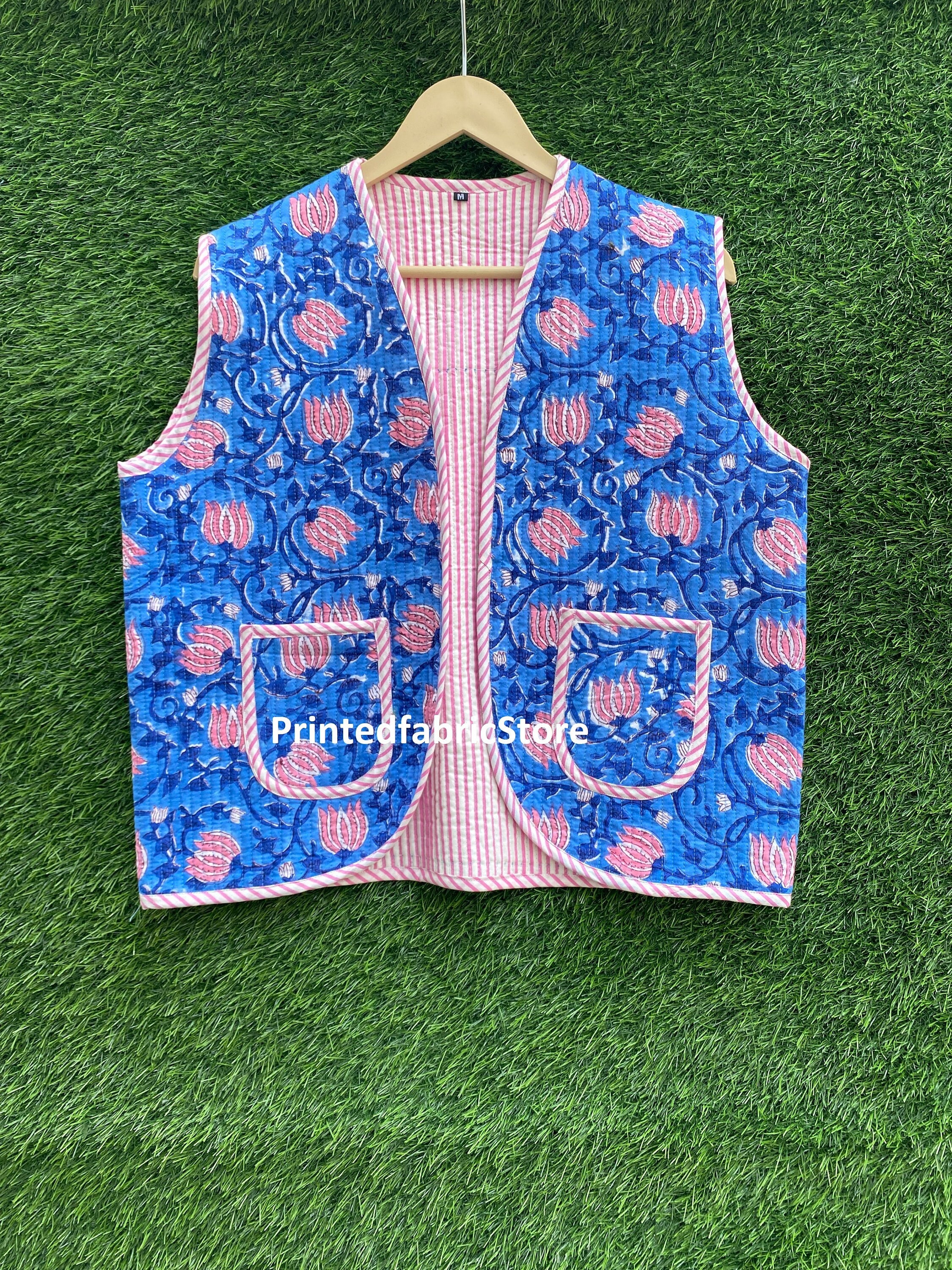 archiアーキ BLOCK PRINT QUILTED VEST Block Print Quilted Vest – ARCHI GIBBOUS