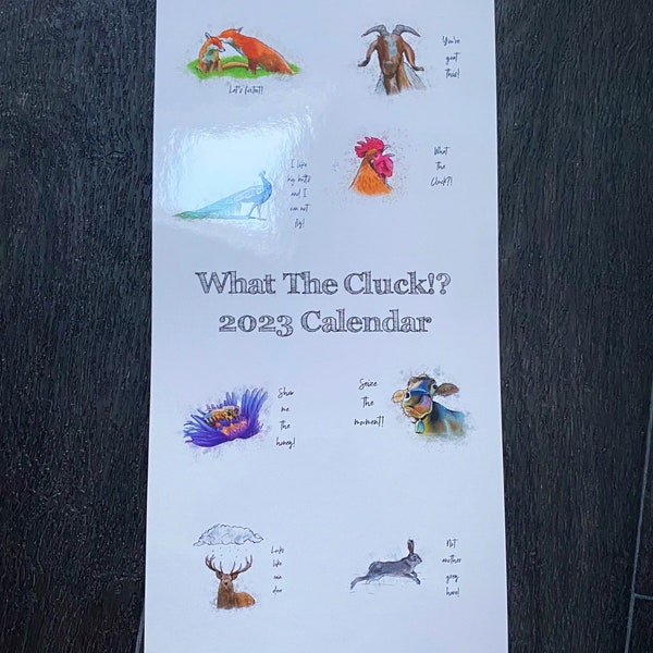 Pun Calendar Etsy