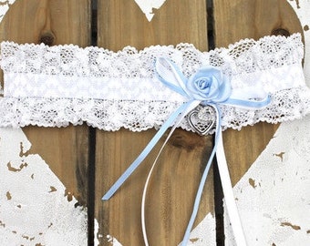 Garter Blue Garter Lace Blue Lace Garter Wedding Bride Gift