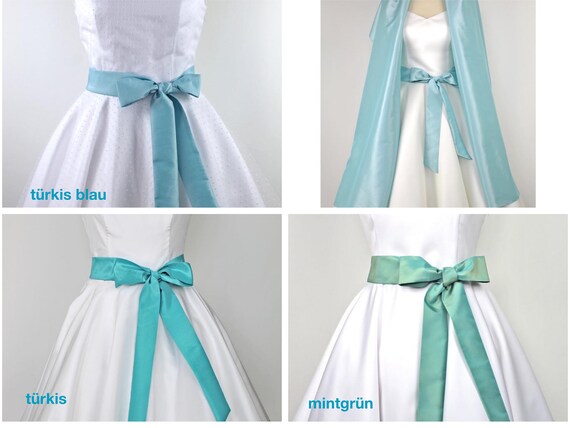 Gürtel brautkleid blau Clearance