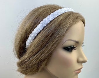 Haarreif Haarband Braut Hochzeit  Haarschmuck Perlen Kopfschmuck ivory