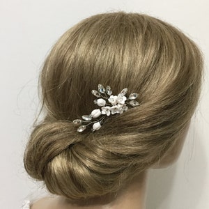 Bridal Hair Accessories Hairpin Wedding Vintage Headpiece Pearls Bridal
