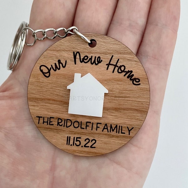 Home Keychain Etsy
