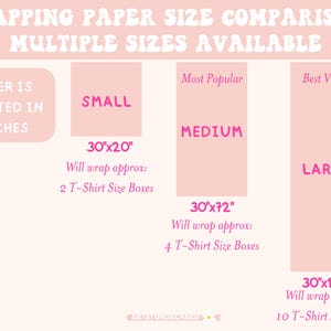 Blue Baby Shower Gift Wrap, Feminine Wrapping Paper, Preppy Coquette Blue Bow Personalized Wrapping Paper, Blue Parisian Bows, Bows and Baby image 3