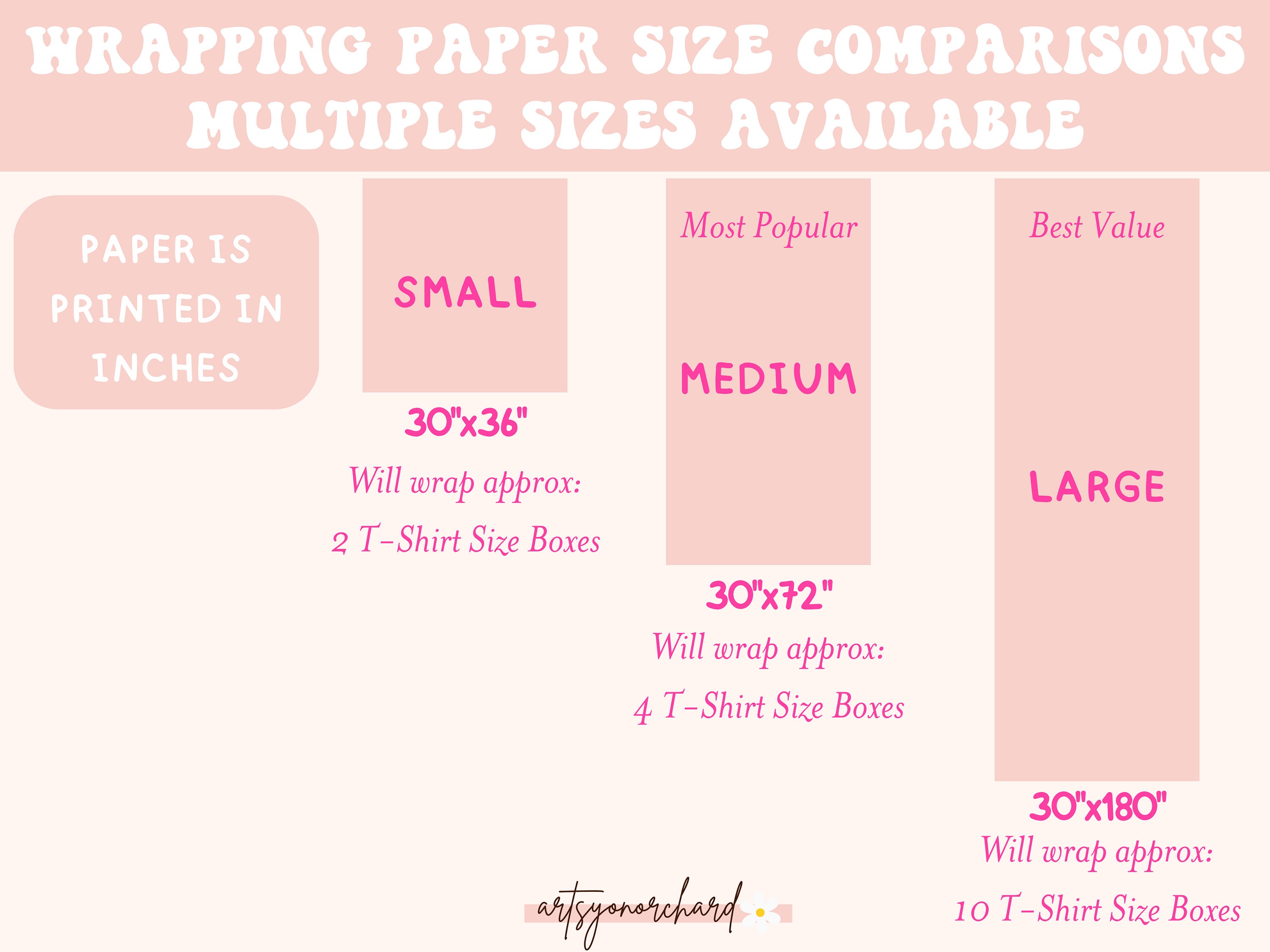 Large Pink Preppy Coquette Bow Christmas Tree Wrapping Paper | Personalized Gift Wrap | Custom Name Holiday Gift Wrap | Name Gift Wrap Paper