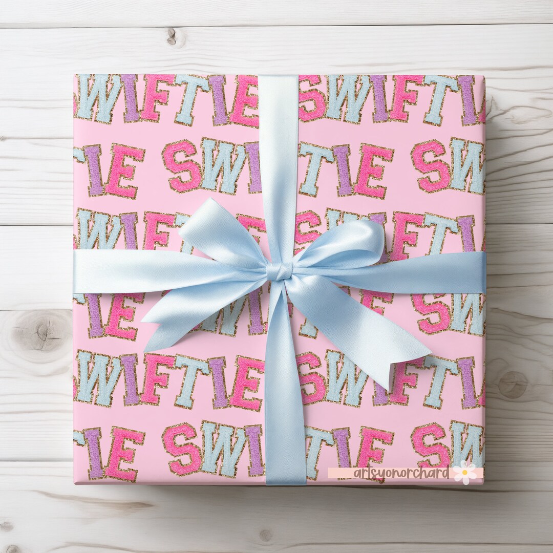 Happy Birthday Swiftie Swiftie Birthday Wrapping Paper Tswift Inspired