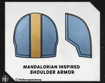 Armatura a spalla ispirata a Mandalorian