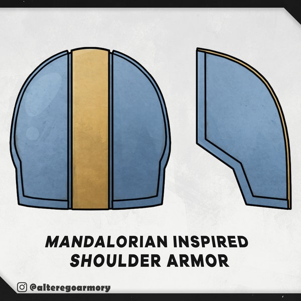 Mandalorian inspired shoulder armor