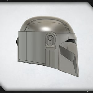 MONOGRAM 3D Mandalorianer Helm Aus Schaumstoff - Ca. 6 Cm, Detailgetreue Replik Für Sammler & Spiel, Star Wars Merchandise