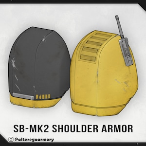 Mandalorian inspired: SB-MK2 Shoulder Armor